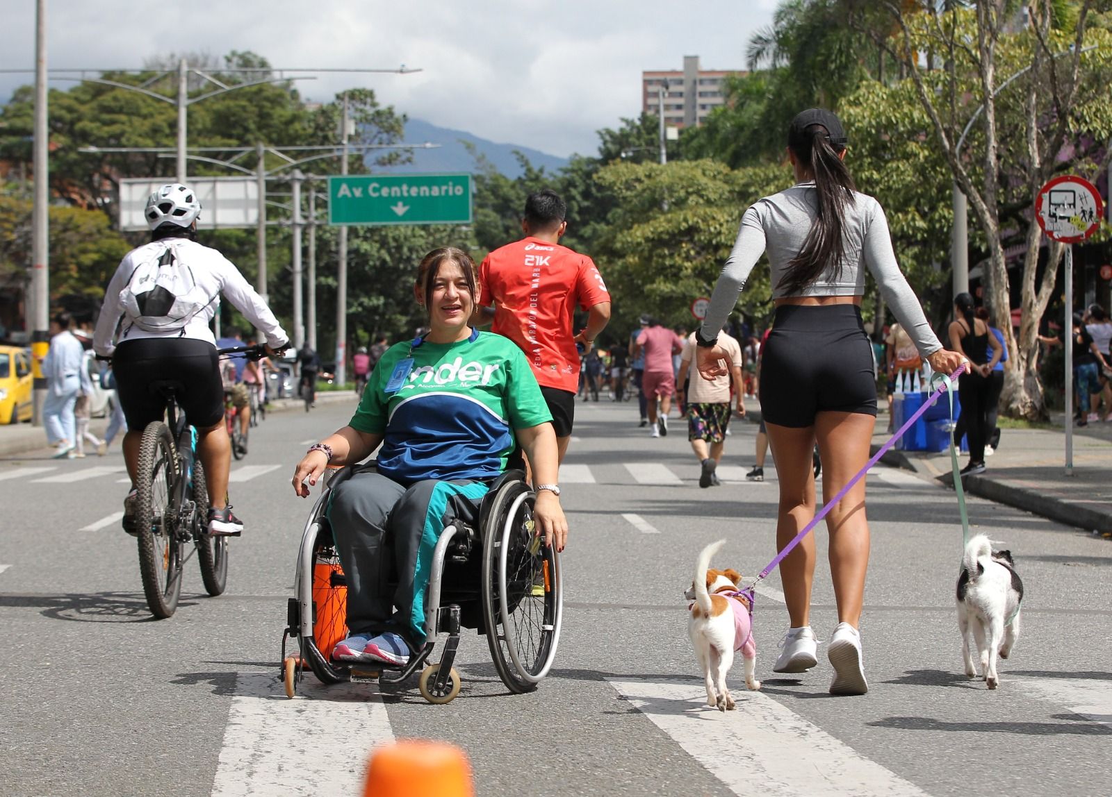 Guardían con movilidad reducida Ciclovías