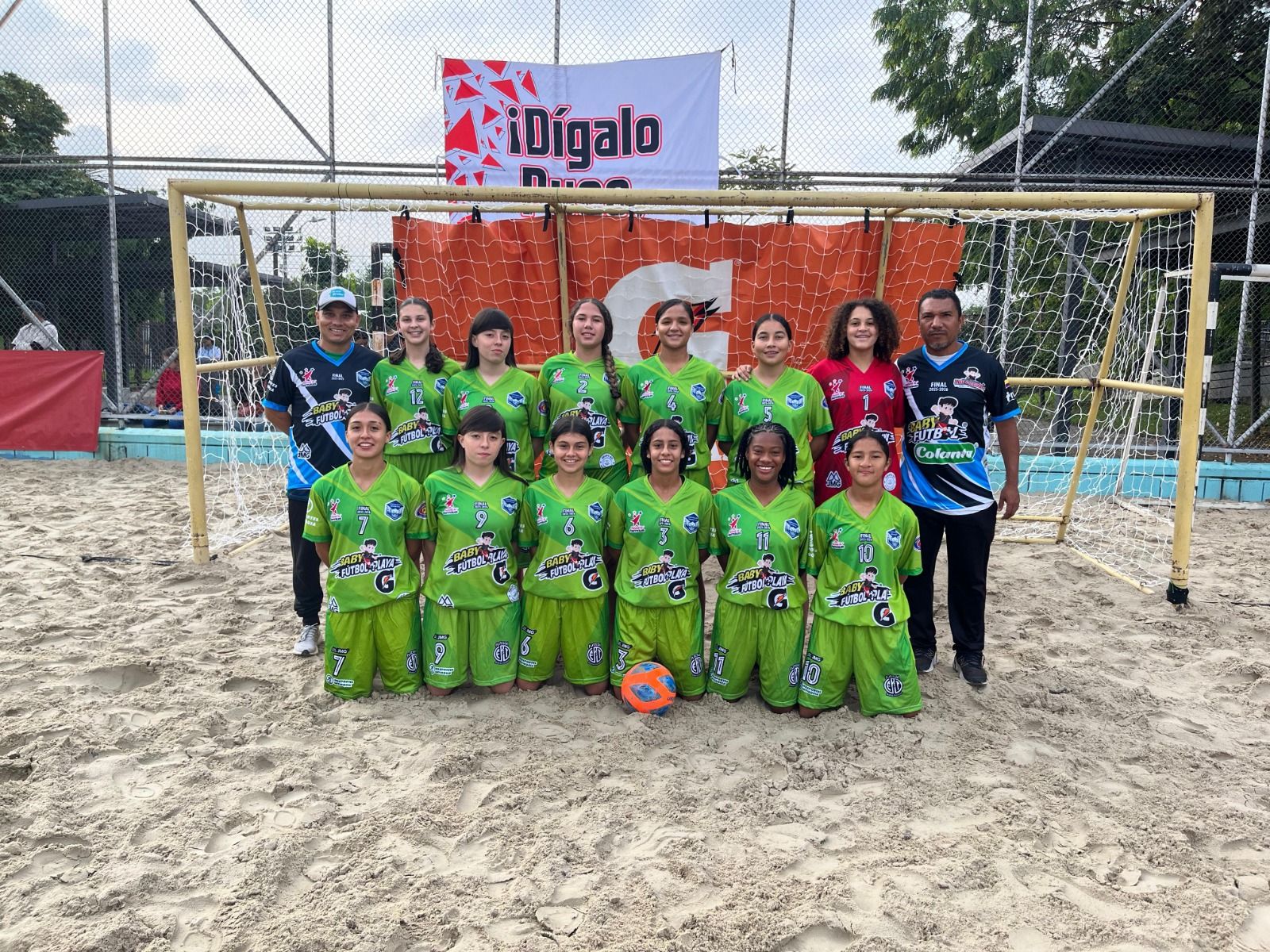 Equipo Femenino Baby Fútbol Playa 