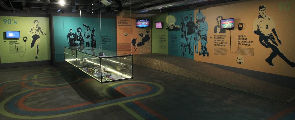 Banner con imagen del museo del deporte que dispone el INDER a sus usuarios 